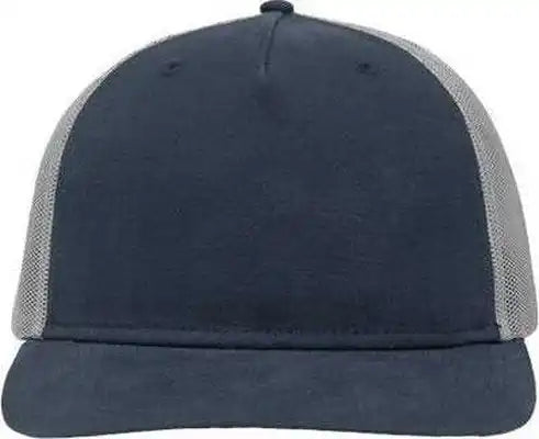 Sportsman Sp1550 Modern Five-panel Trucker Fit Cap - Navy Gray - one Size Fits Most