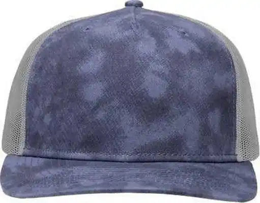 Sportsman Sp1550 Modern Five-panel Trucker Fit Cap - Old Wash Navy Gray - one Size Fits Most