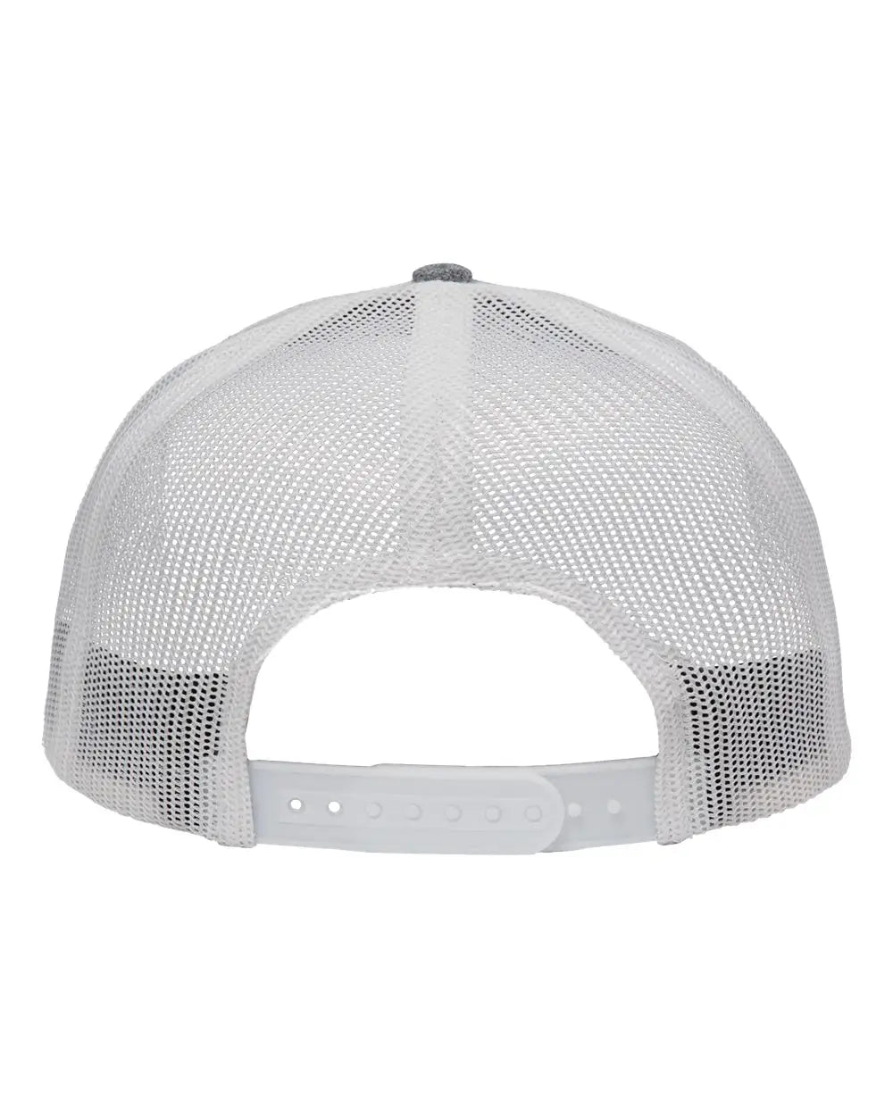 Sportsman Sp1650 Modern Six-panel Trucker Fit Cap - Black Heather White - one Size Fits Most