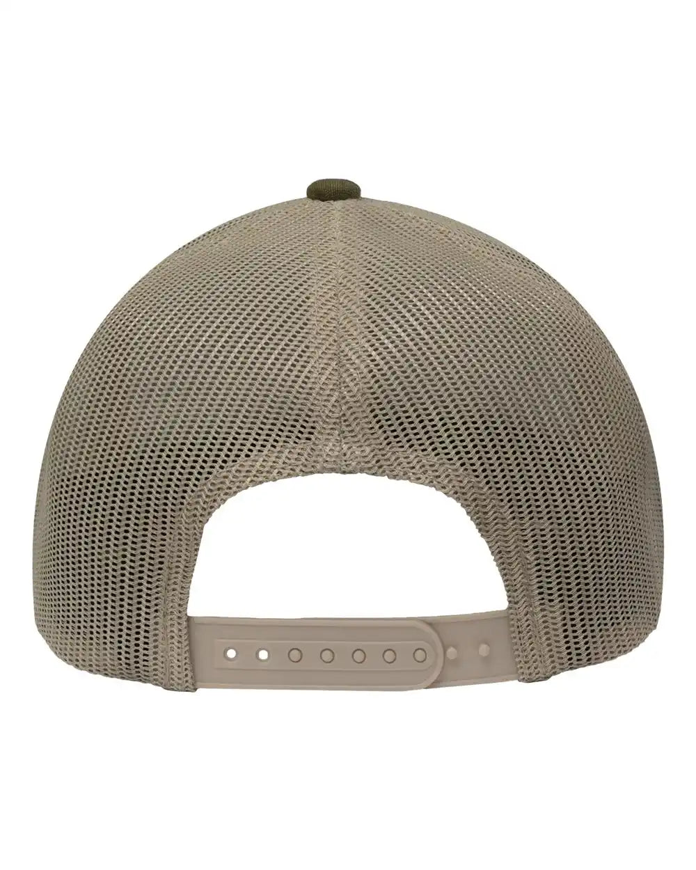 Sportsman Sp1650 Modern Six-panel Trucker Fit Cap - Dark Olive Green Khaki - Green/ / Adjustable
