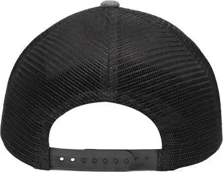 Sportsman Sp1650 Modern Six-panel Trucker Fit Cap - Heather Black - one Size Fits Most