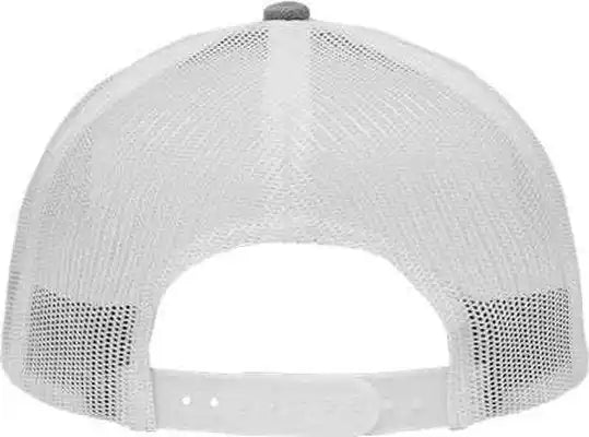 Sportsman Sp1650 Modern Six-panel Trucker Fit Cap - Heather Gray White - one Size Fits Most