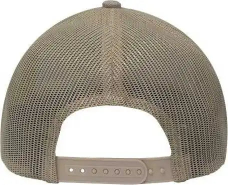 Sportsman Sp1650 Modern Six-panel Trucker Fit Cap - Heather Khaki - one Size Fits Most