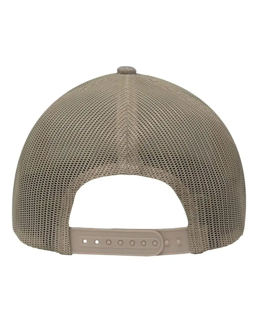 Sportsman Sp1650 Modern Six-panel Trucker Fit Cap - Khaki Heather