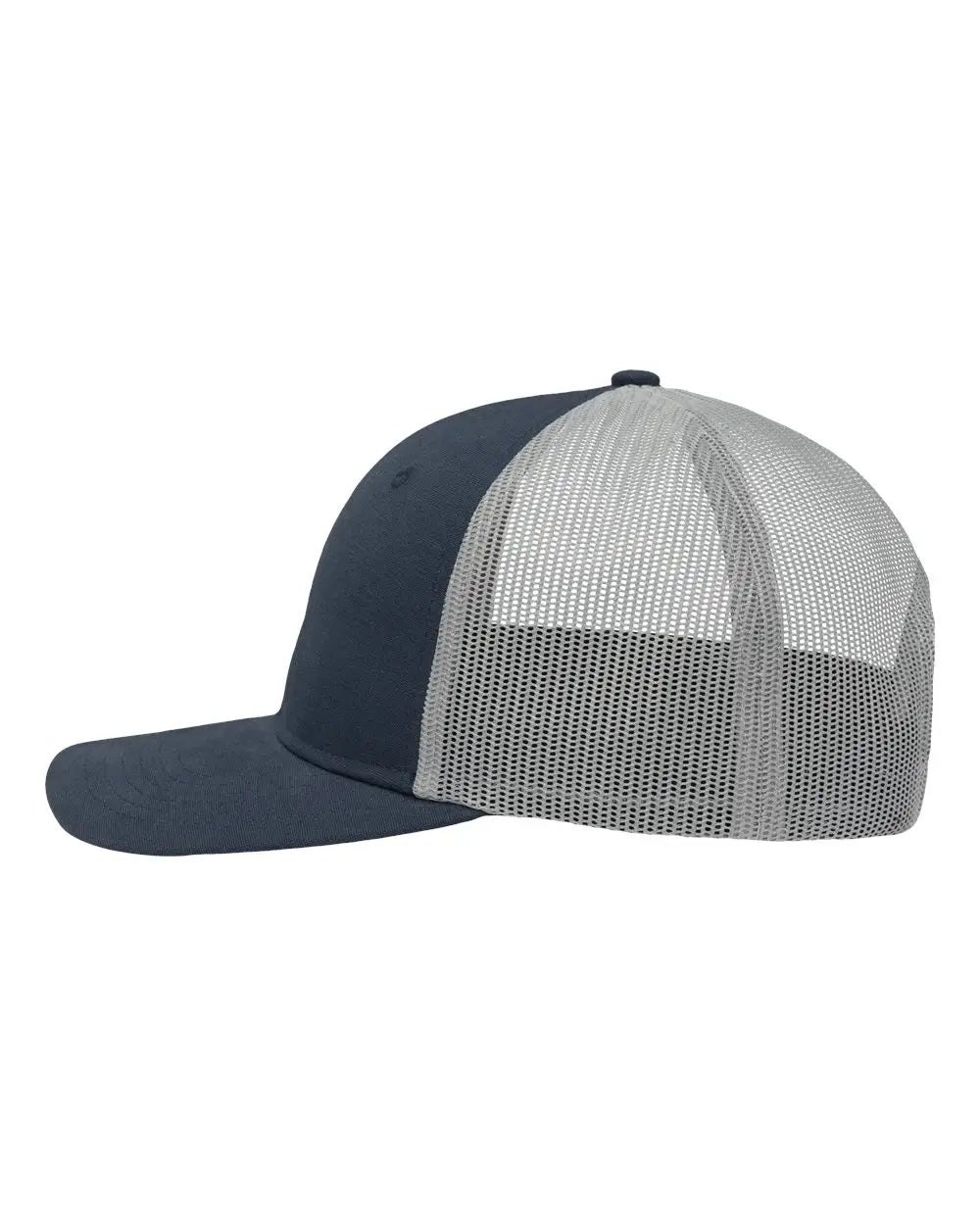 Sportsman Sp1650 Modern Six-panel Trucker Fit Cap - Navy Grey