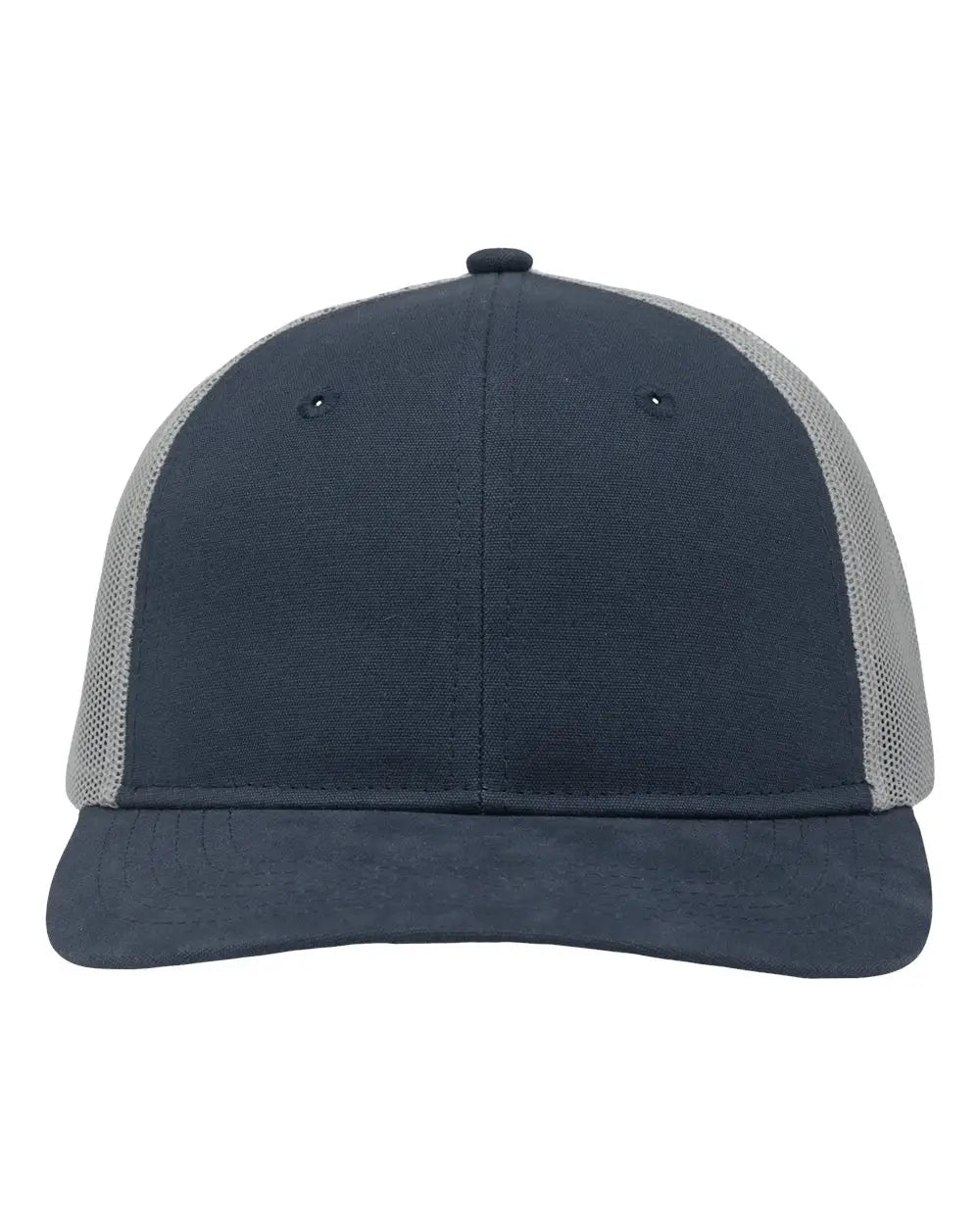 Sportsman Sp1650 Modern Six-panel Trucker Fit Cap - Navy Grey - Gray / one Size Fits Most