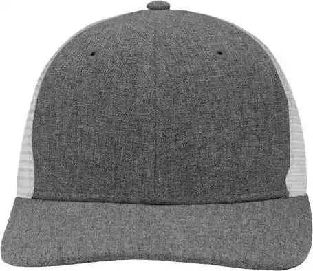 Sportsman Sp1650 Modern Six-panel Trucker Fit Cap - x Hatch Gray White - one Size Fits Most