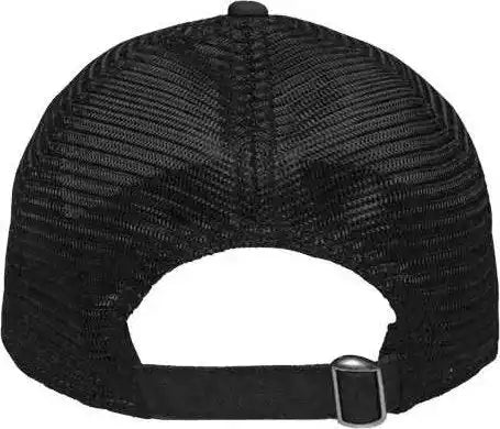 Sportsman Sp1750 Mesh Dad Hat Cap Fit - Charcoal Black - Dark Gray / one Size Fits Most