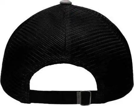 Sportsman Sp1750 Mesh Dad Hat Cap Fit - Gray Black - one Size Fits Most