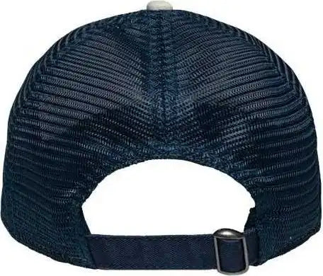 Sportsman Sp1750 Mesh Dad Hat Cap Fit - Stone Navy - Ivory / one Size Fits Most