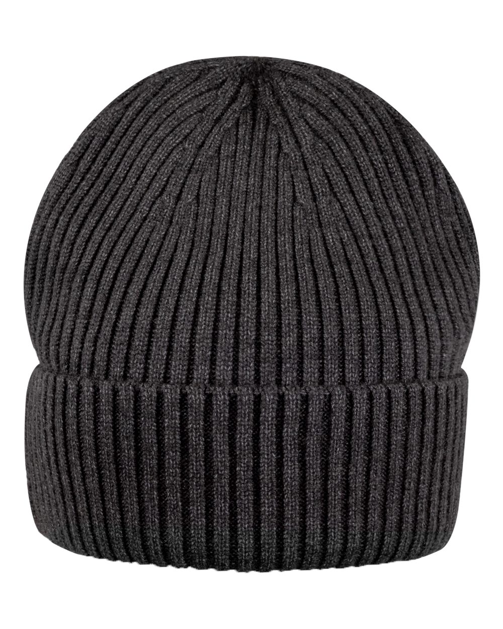 Sportsman Sp45 Rib Knit Beanie - Dark Heather Black