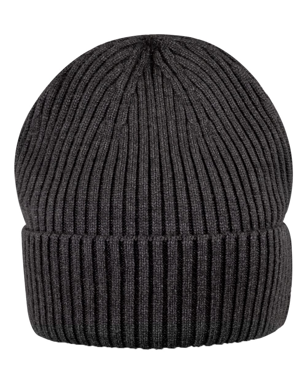 Sportsman Sp45 Rib Knit Beanie - Dark Heather Black
