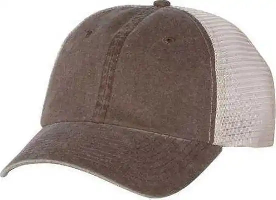 Sportsman Sp510 Pigment-dyed Trucker Cap - Brown Stone - 6 5/8’’ - 7 3/8’’