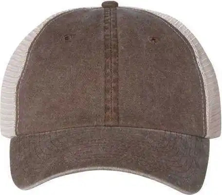 Sportsman Sp510 Pigment-dyed Trucker Cap - Brown Stone - 6 5/8’’ - 7 3/8’’