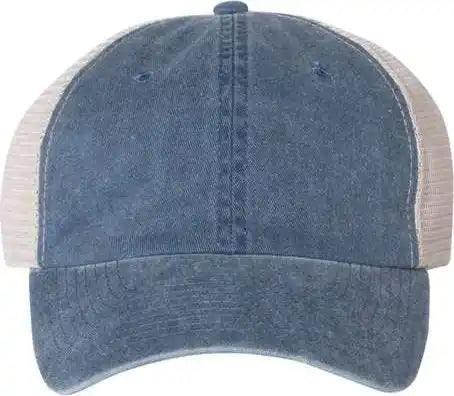 Sportsman Sp510 Pigment-dyed Trucker Cap - Navy Stone - Gray / 6 5/8’’ - 7 3/8’’