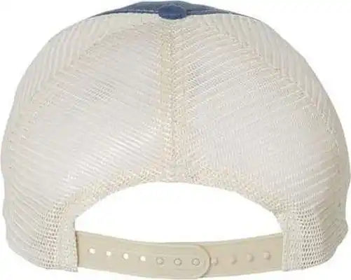 Sportsman Sp510 Pigment Dyed Trucker Cap Royal Stone Gray / 6 5/8’’ 7 3/8’’