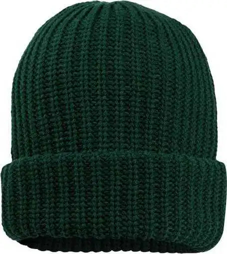 Sportsman Sp90 12’’ Chunky Cuffed Beanie - Forest Green - one Size Fits Most