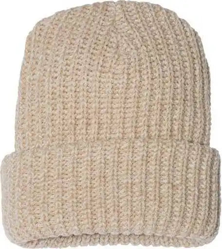 Sportsman Sp90 12’’ Chunky Knit Cuffed Beanie - Oatmeal - Sand / one Size Fits Most