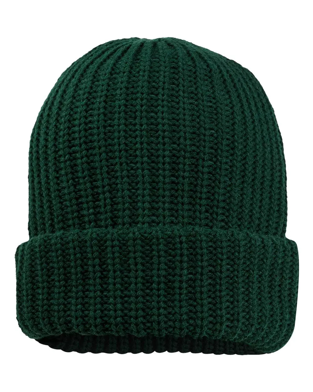 Sportsman Sp90s 12’’ Chunky Cuffed Beanie - Sp90 - Forest Green - one Size Fits Most