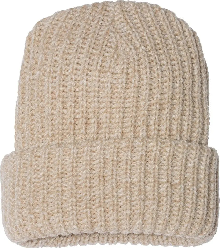Sportsman Sp90s 12’’ Chunky Cuffed Beanie - Sp90 - Oatmeal - one Size Fits Most