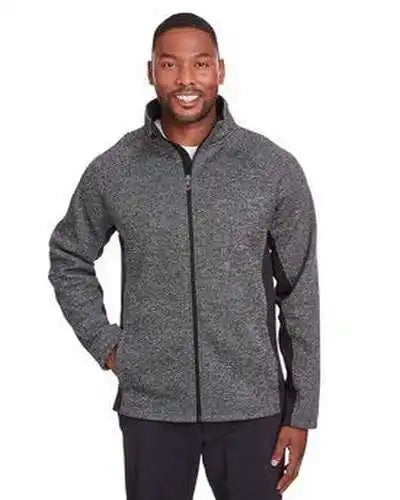 Spyder 187330 Men’s Constant Full-zip Sweater Fleece Jacket - Black Heather