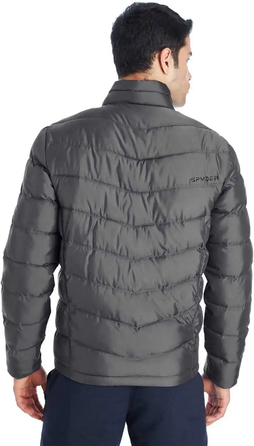 Spyder 187333 Men’s Pelmo Insulated Puffer Jacket - Polar Black