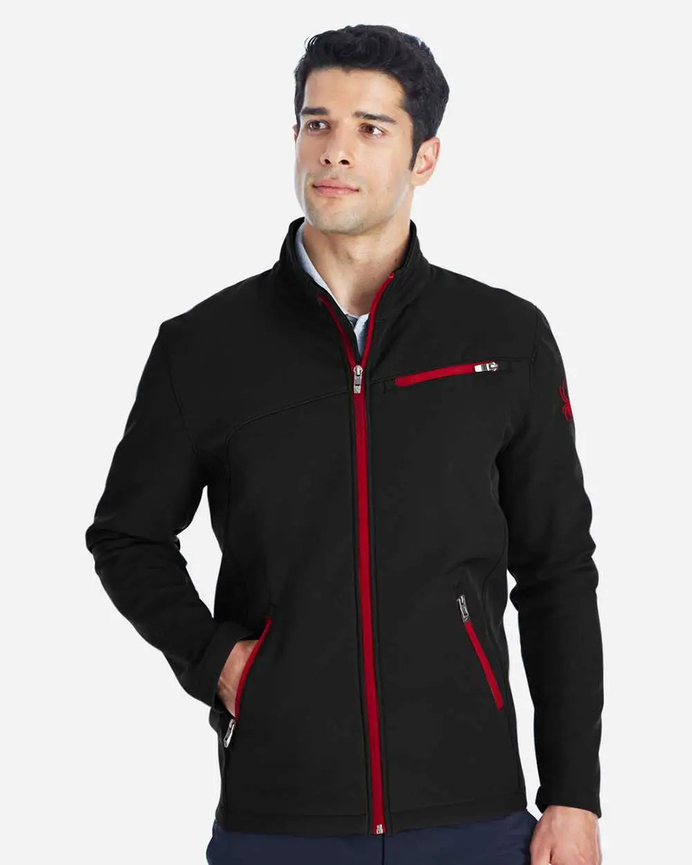 Spyder 187334 Transport Soft Shell Jacket - Black Red