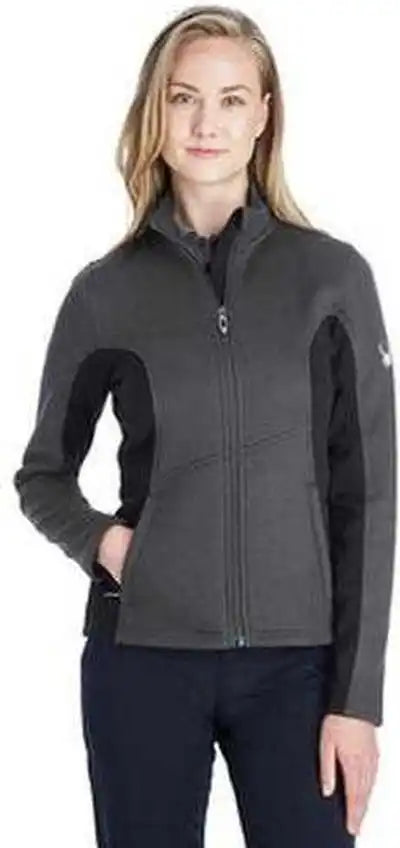 Spyder 187335 Ladies’ Constant Full-zip Sweater Fleece Jacket - Polar Black White