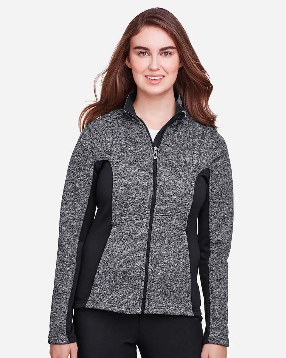 Spyder 187335 Women’s Constant Full-zip Sweater Fleece Jacket - Black Heather