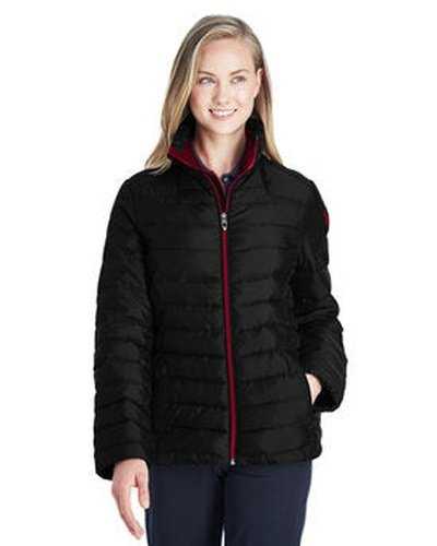 Spyder 187336 Ladies’ Supreme Insulated Puffer Jacket - Black Red