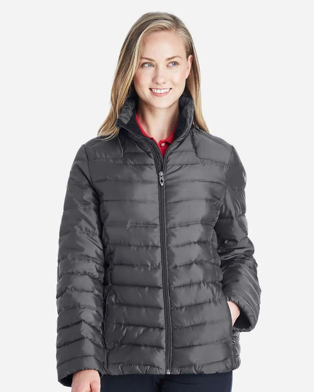 Spyder 187336 Women’s Insulated Puffer Jacket - Polar Alloy