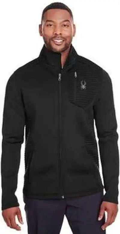 Spyder S16539 Men’s Venom Full-zip Jacket - Black