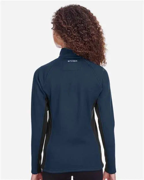Spyder S16562 Women’s Constant Half-zip Sweater - Frontier Black