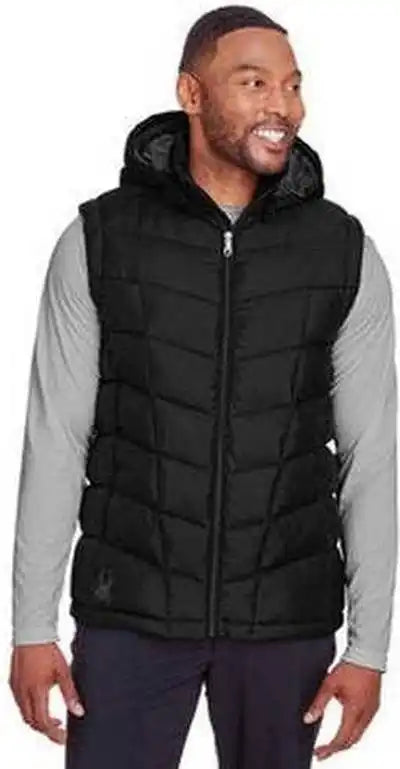 Spyder S16642 Men’s Pelmo Puffer Vest - Black
