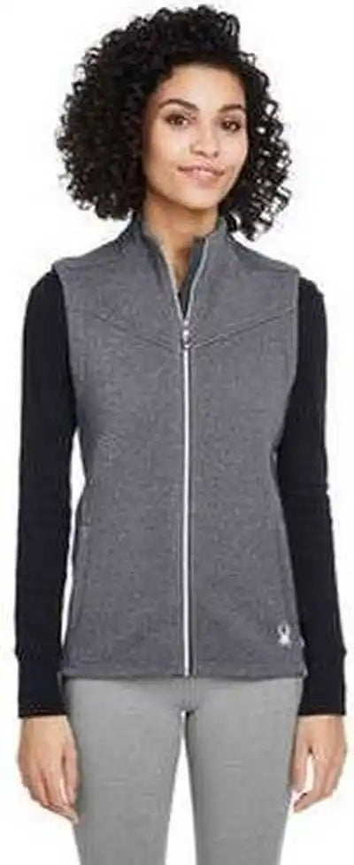 Spyder S17275 Ladies’ Pursuit Vest - Black Heather Pol
