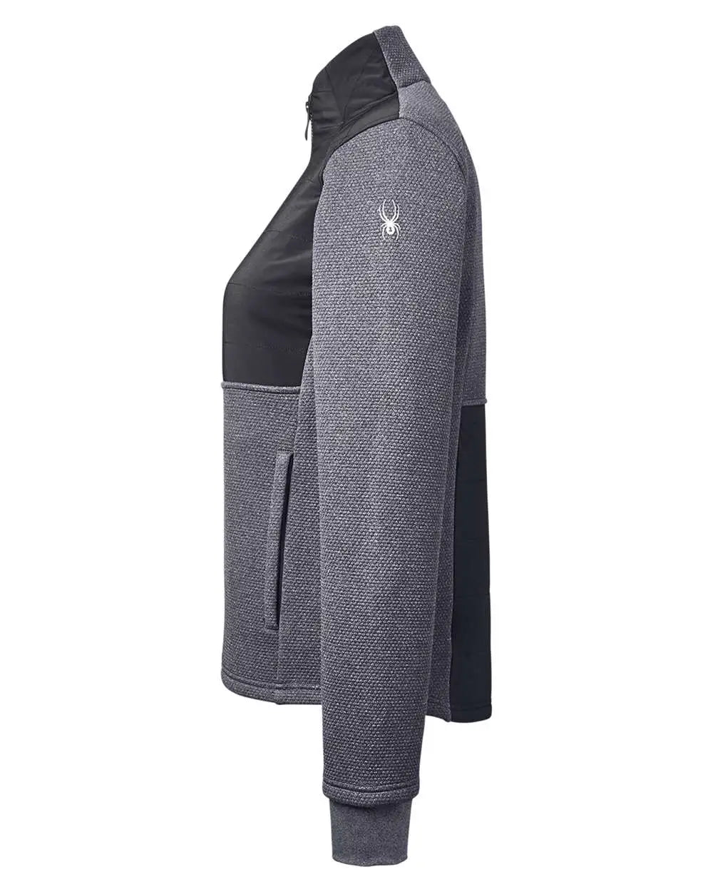 Spyder S17299 Women’s Pursuit Jacket - Frontier Heather Black - Dark Gray / Xs
