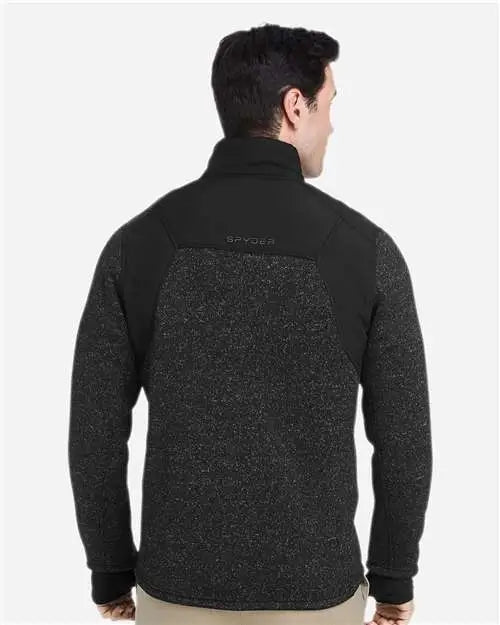 Spyder S17740 Passage Sweater Jacket - Black Powder