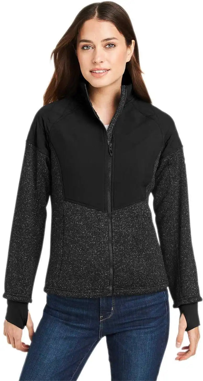 Spyder S17741 Ladies’ Passage Sweater Jacket - Black Powdr