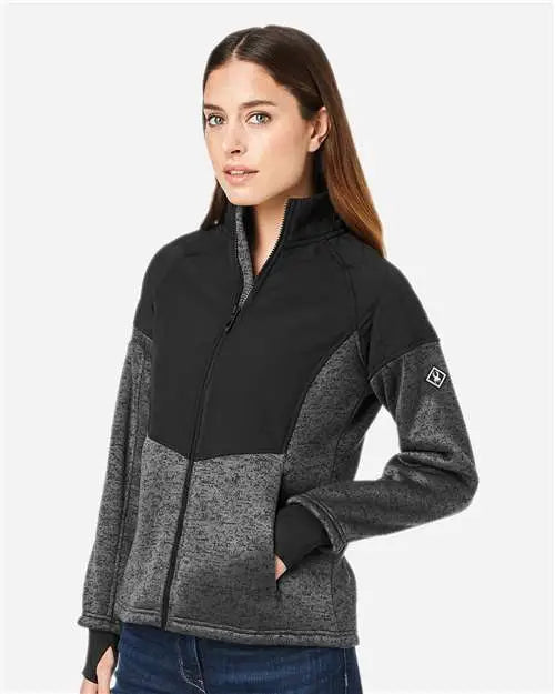 Spyder S17741 Women’s Passage Sweater Jacket - Polar Black