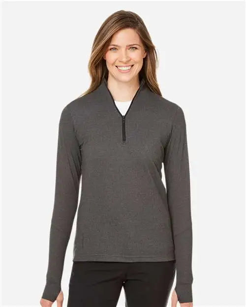 Spyder S17917 Women’s Spyre Quarter-zip Pullover - Black Frost