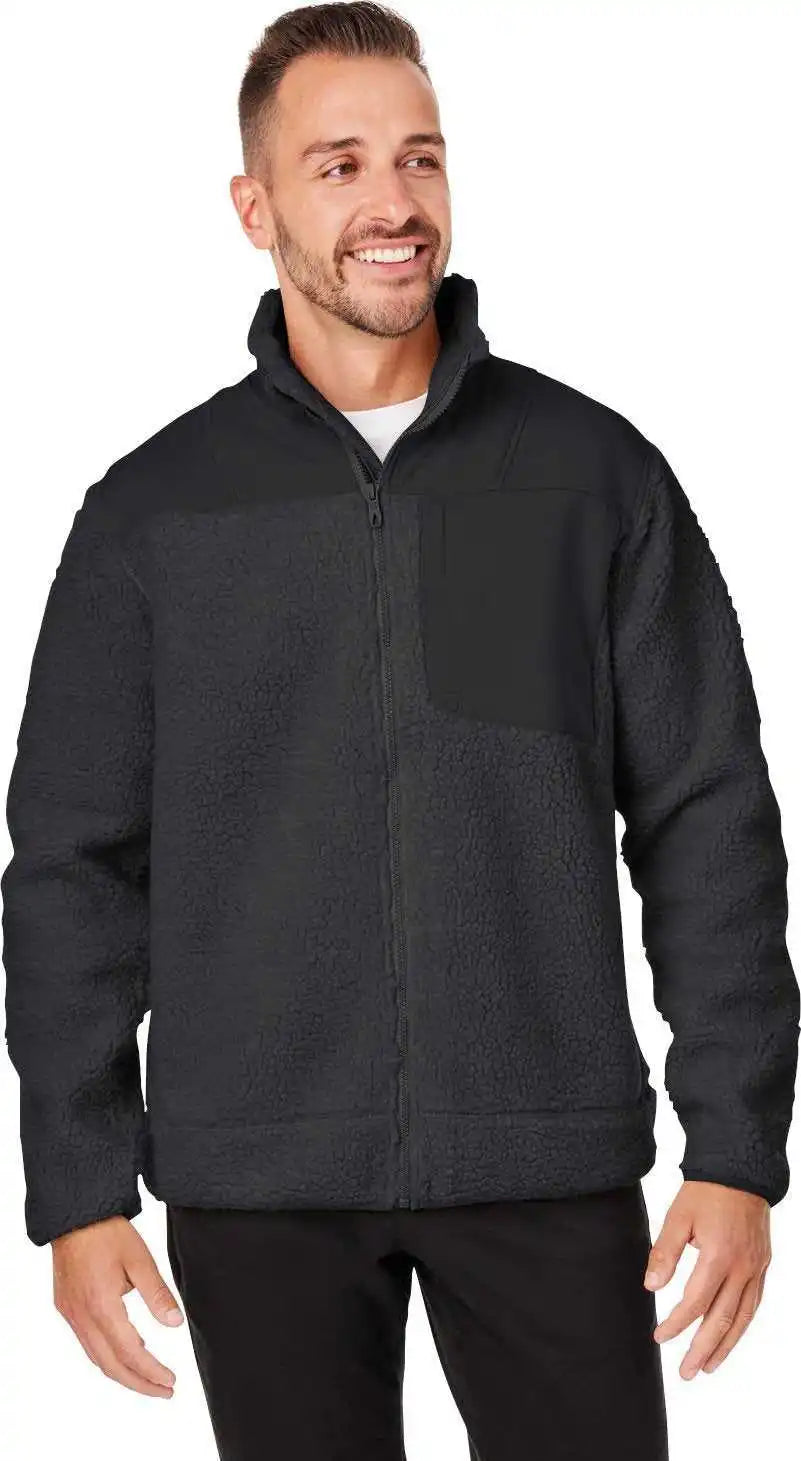 Spyder S17940 Unisex Venture Sherpa Jacket Black