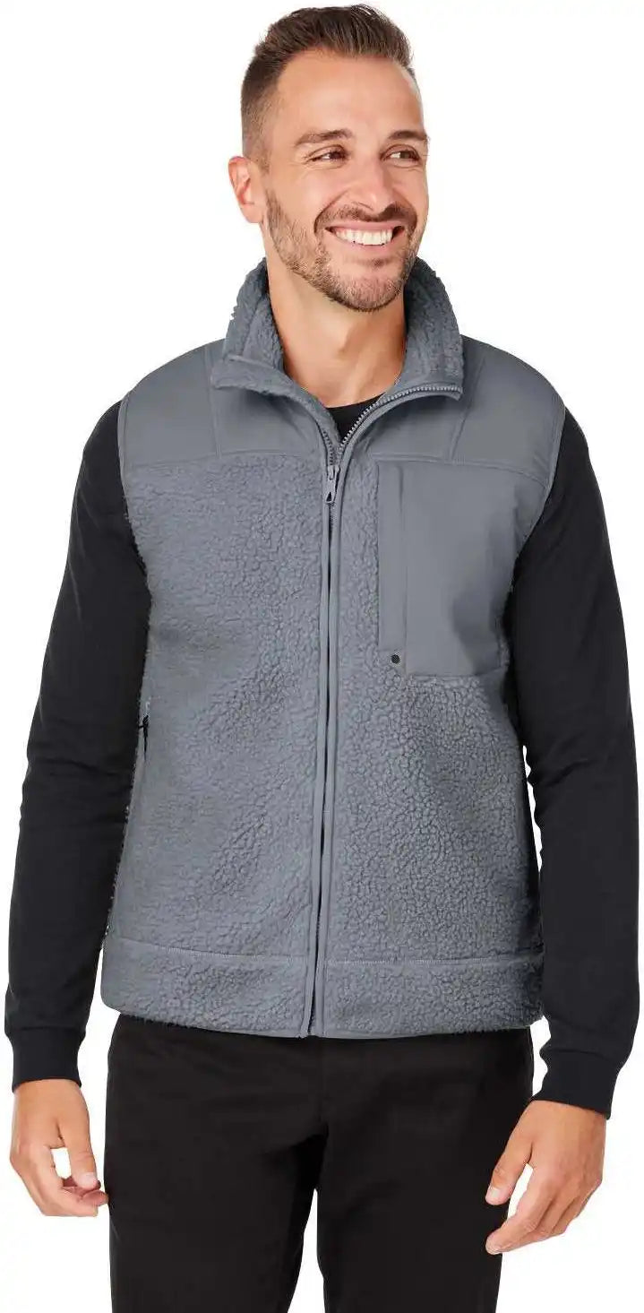 Spyder S17965 Unisex Venture Sherpa Vest - Polar