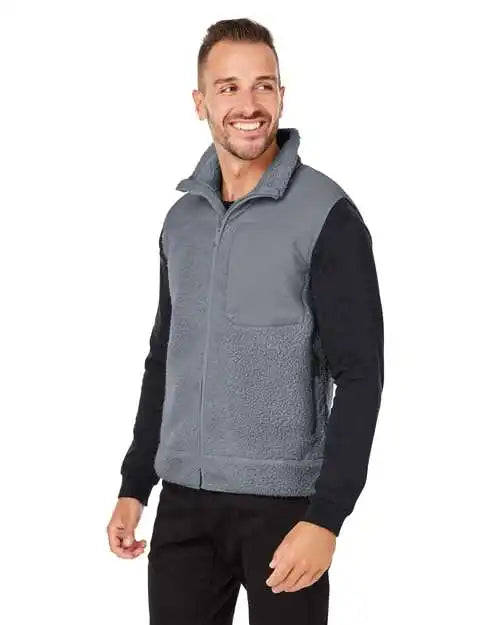 Spyder S17965 Venture Sherpa Vest - Polar
