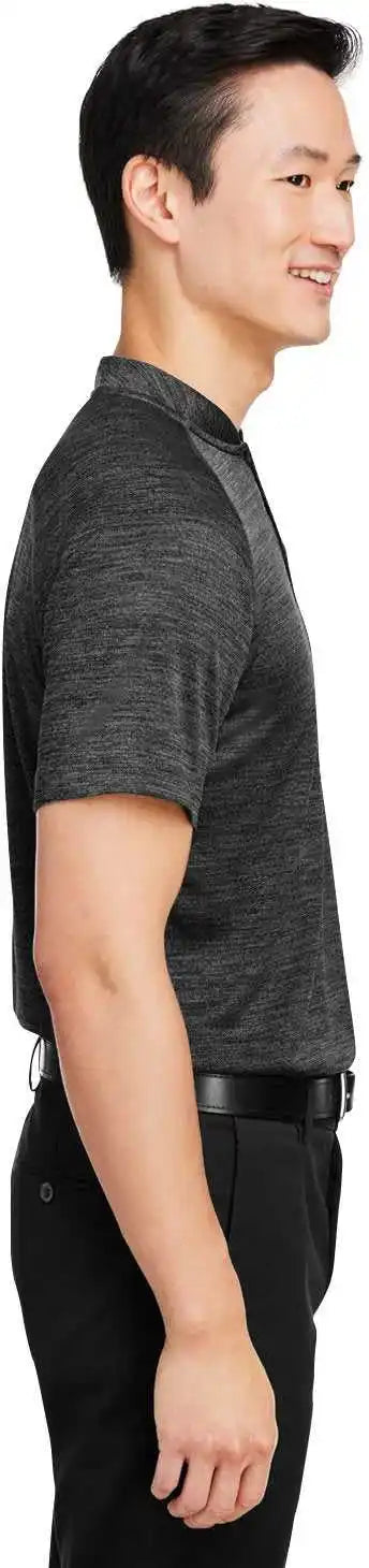 Spyder S17979 Men’s Mission Blade Collar Polo - Black Jaspe