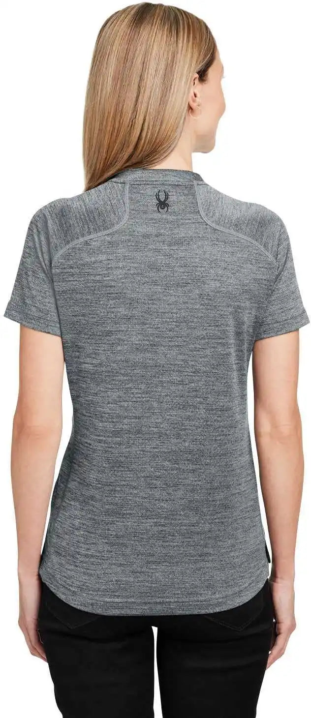 Spyder S17980 Ladies’ Mission Blade Collar Polo - Polar Jaspe