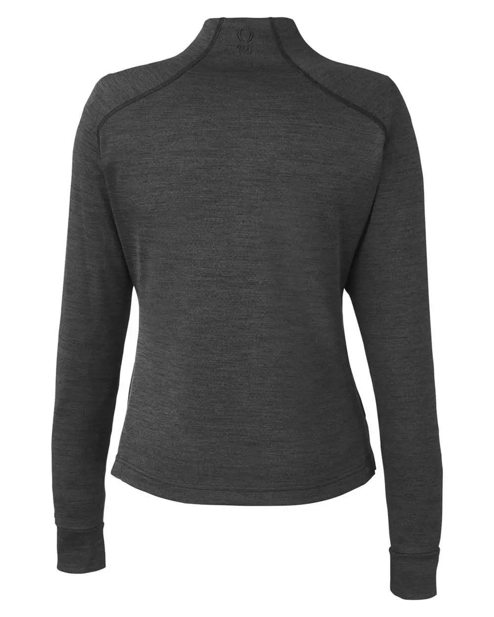 Spyder S17998 Women’s Mission Half-zip Sweatshirt - Black Jasper - Black Jaspe / Xs
