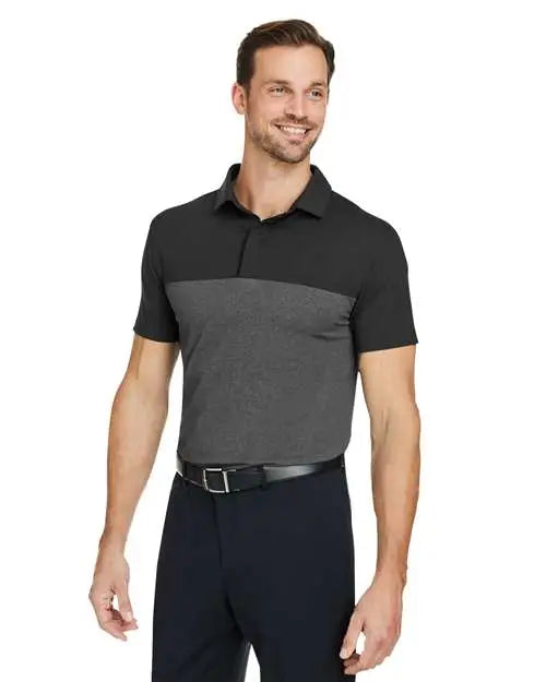 Spyder S18023 Spyre Flex Colorblock Polo - Black Frost