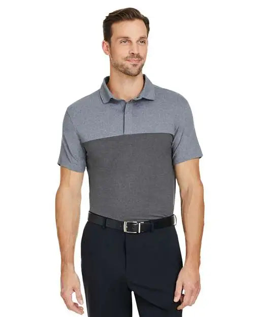 Spyder S18023 Spyre Flex Colorblock Polo - Polar Frost Black