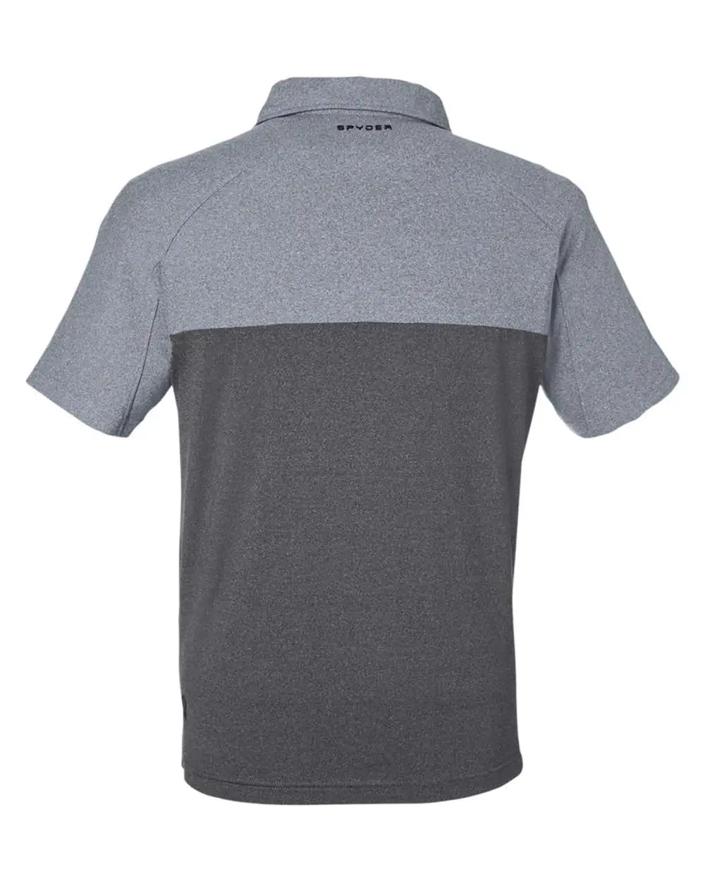 Spyder S18023 Spyre Flex Colorblock Polo - Polar Frost Black - Plr Frst / s