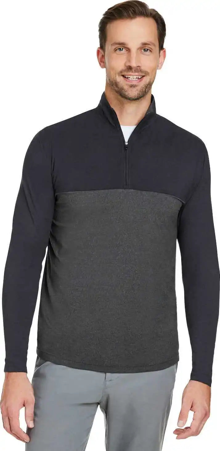 Spyder S18024 Men’s Spyre Flex Colorblock Quarter-zip - Black